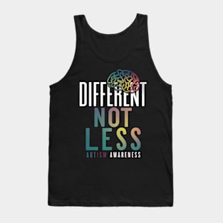 Different, Not Less Autism Awareness Tank Top